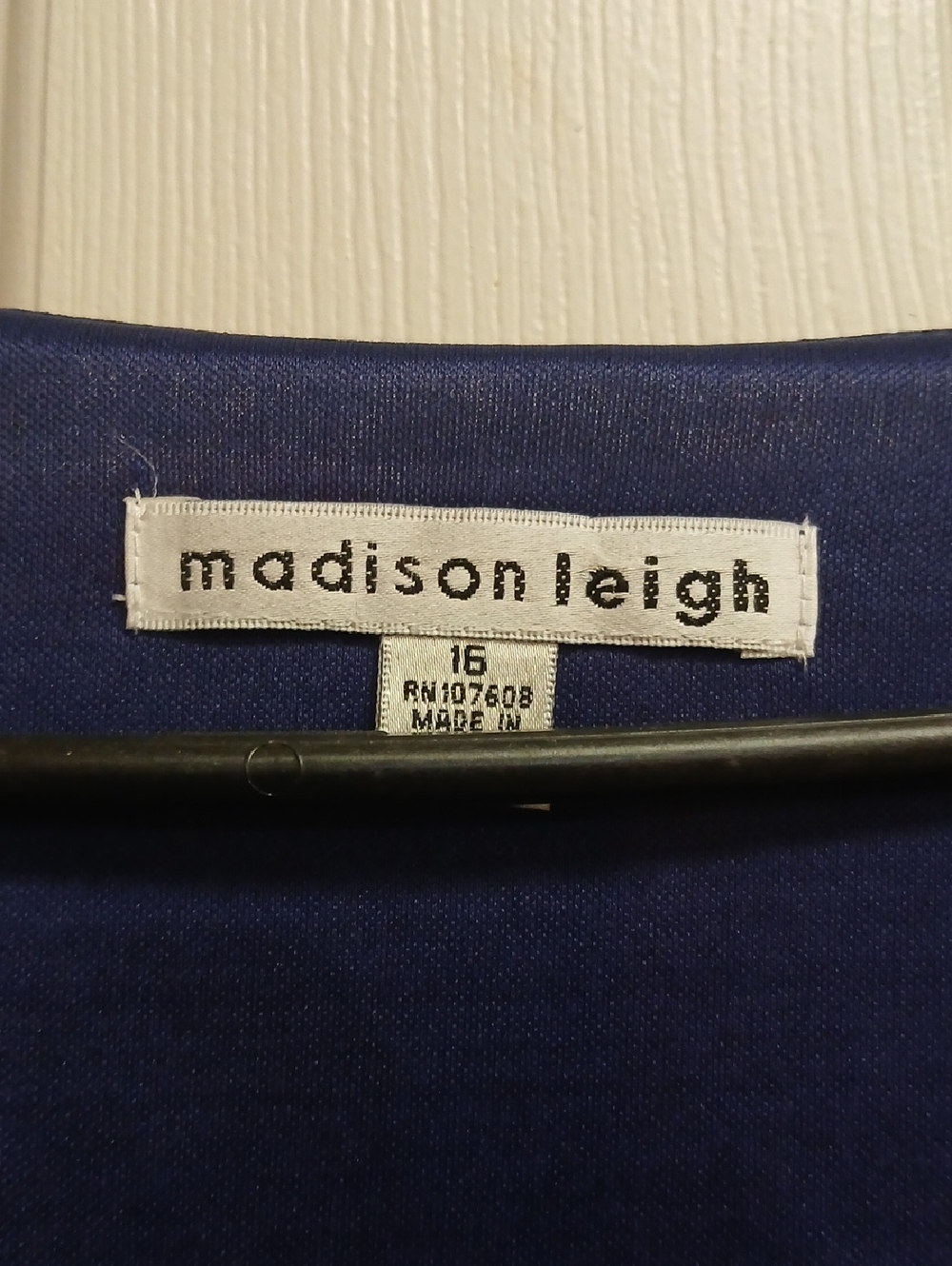 Madison Leigh Boho Chiffon Shift Dress with Split Sleeves Navy Plus Size 16. - Picture 3 of 13